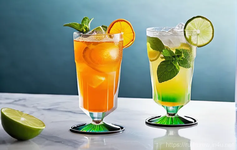 홈메이드 칵테일 기초 - **Prompt 1: Minimalist Home Bar Setup for Beginners**
    "A beautifully lit, cozy corner of a moder...