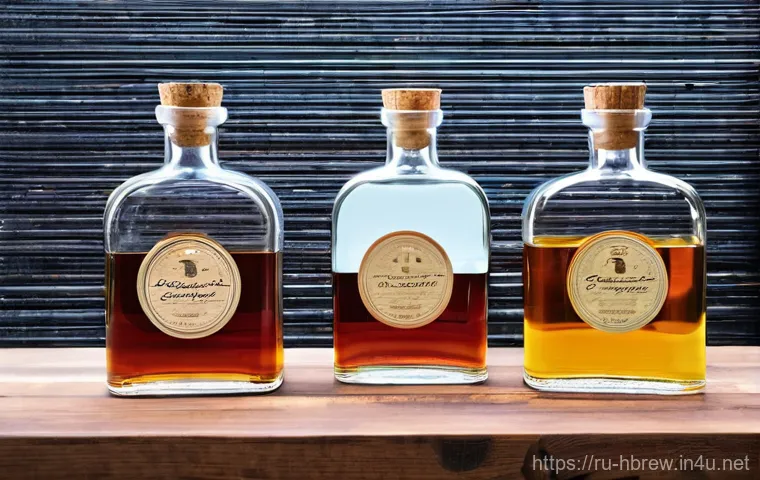 홈메이드 보드카 증류 - **A clean, well-lit kitchen counter with various fresh, high-quality ingredients for home distilling...